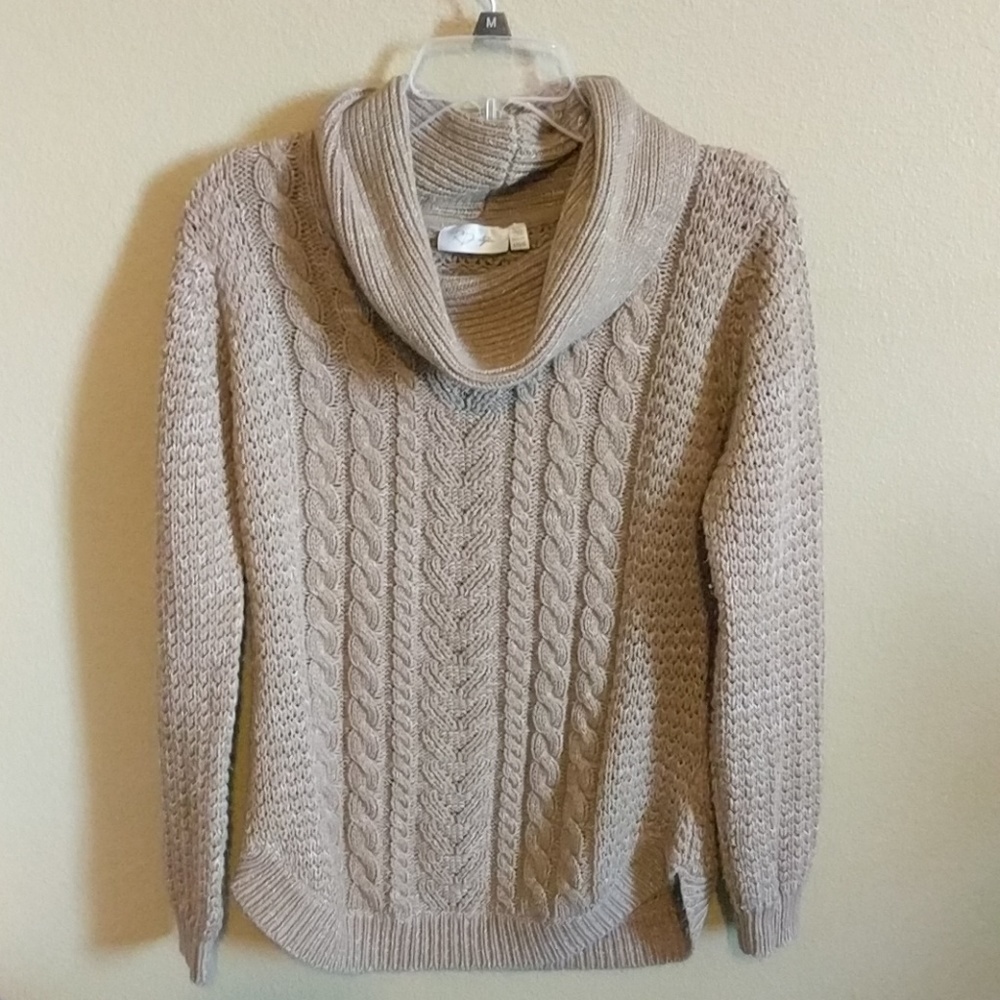 Great RD Style tan sweater fron Stitch Fix